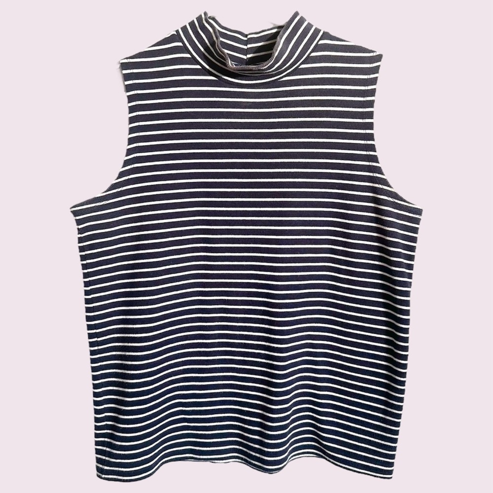 Y2k striped knit top